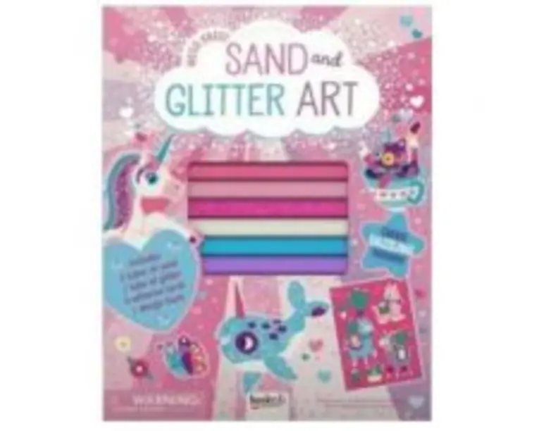 Folder of Fun. Sand and Glitter Art