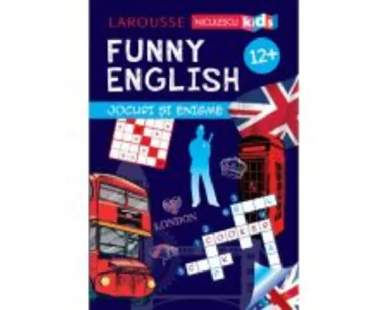 FUNNY ENGLISH. Jocuri si enigme (12+) - Sandra Lebrun