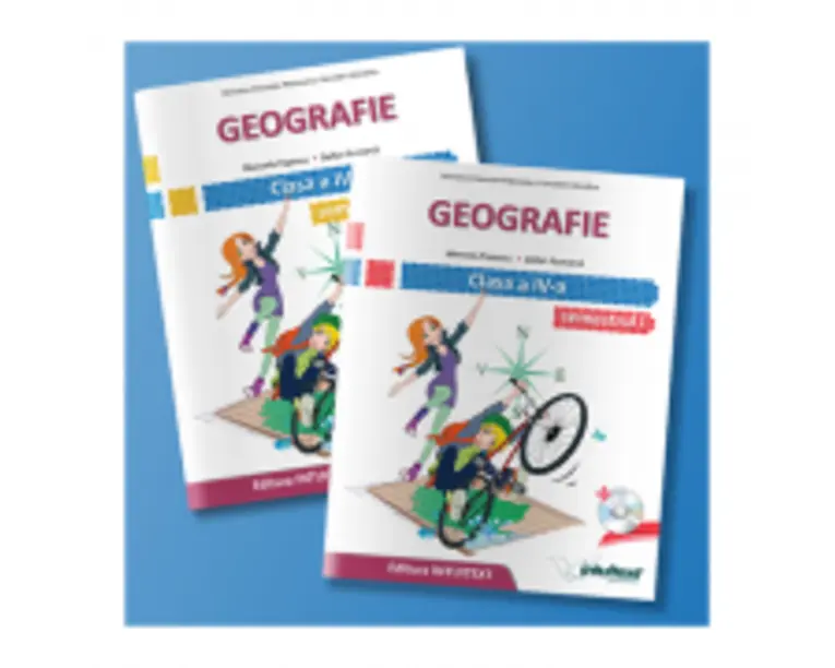 Geografie. Manual pentru clasa a 4-a, semestrul 1 si semestrul 2. Contine editia digitala - Stefan Pacearca