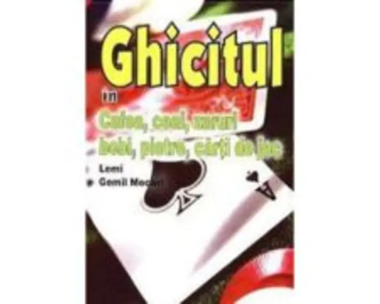 Ghicitul in cafea, ceai, zaruri, bobi, pietre, carti de joc - L. G. Mecari