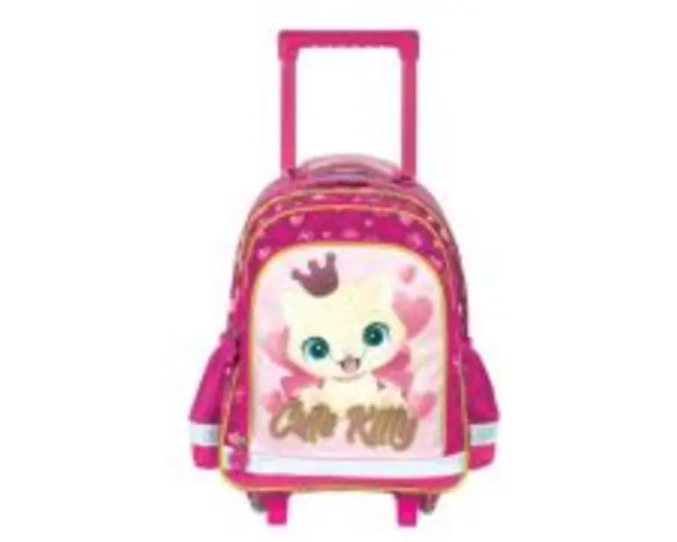 Ghiozdan troler Cute Kitty, 38x29x14 cm