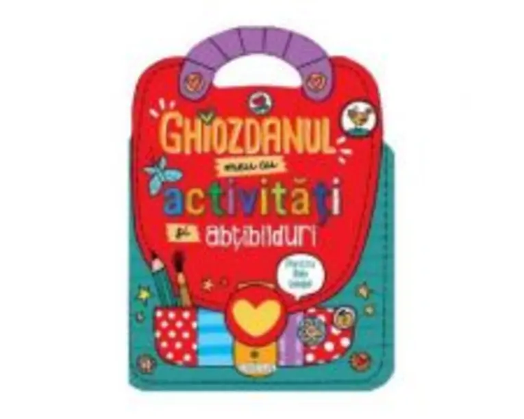 Ghiozdanul meu cu activitati si abtibilduri pentru fete