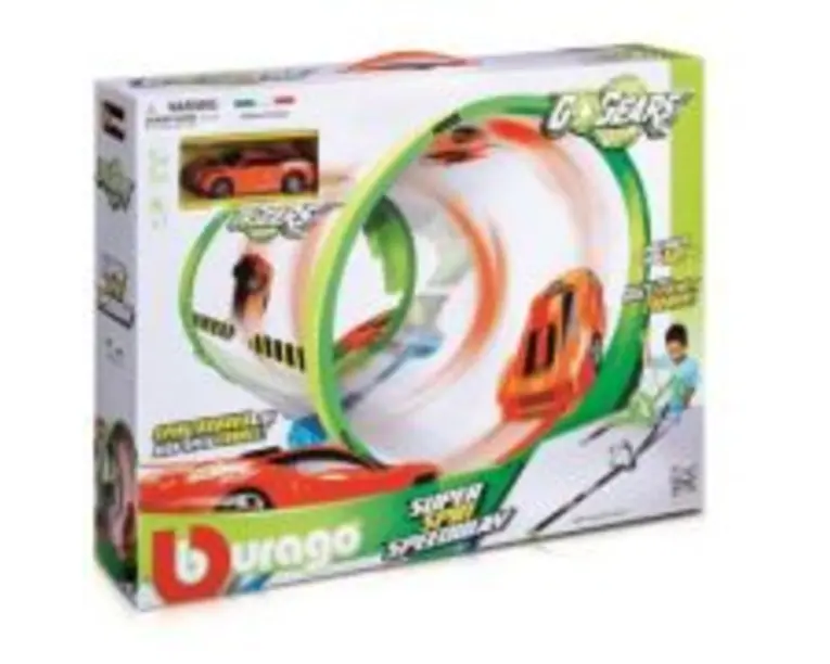Circuit masini Go Gear Super Spin, Bburago