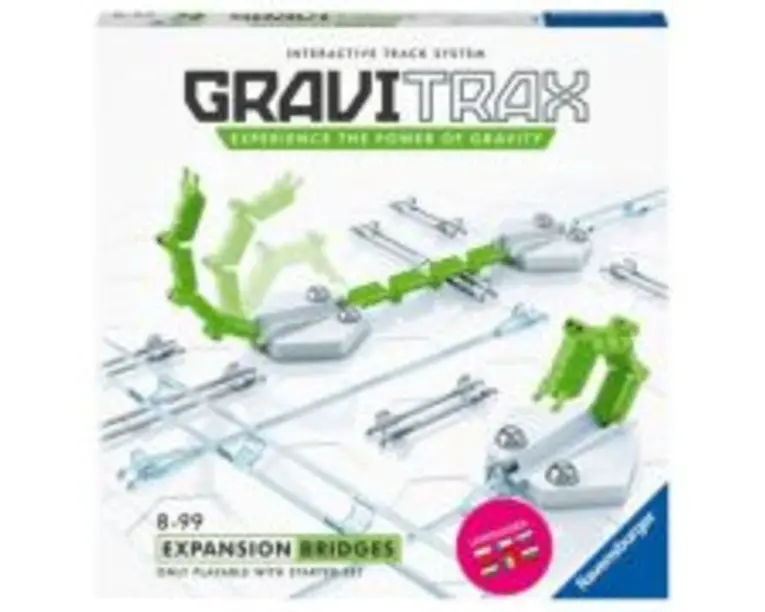 Joc de constructie Gravitrax Bridges, Poduri, set de accesorii, multilingv inclusiv romana