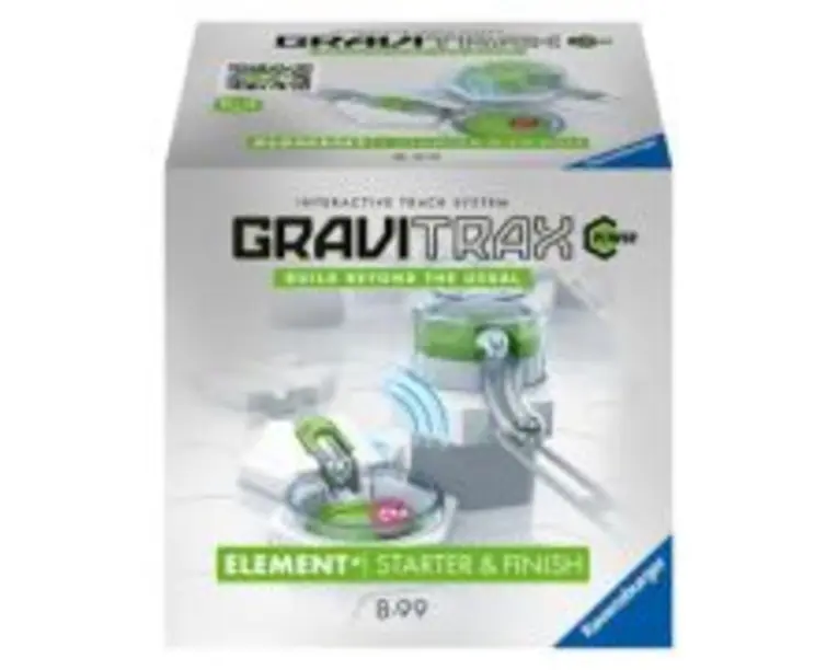 Joc de constructie Gravitrax Power Starter &amp; Finish, Start si final, set de accesorii electric, automat