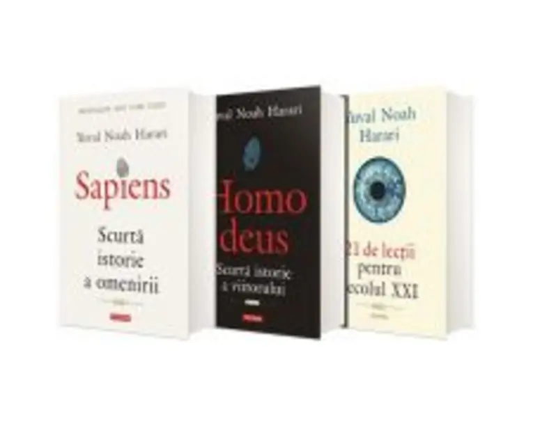 Serie de autor Yuval Noah Harari. Sapiens, Homo Deus si 21 de lectii pentru secolul XXI - Yuval Noah Harari