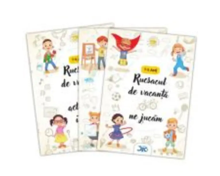 Rucsacul de vacanta 7-8 ani Desenam si coloram, ne jucam, activitati istete (Interior color)