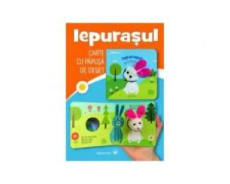 Iepurasul. Carte cu papusa de deget