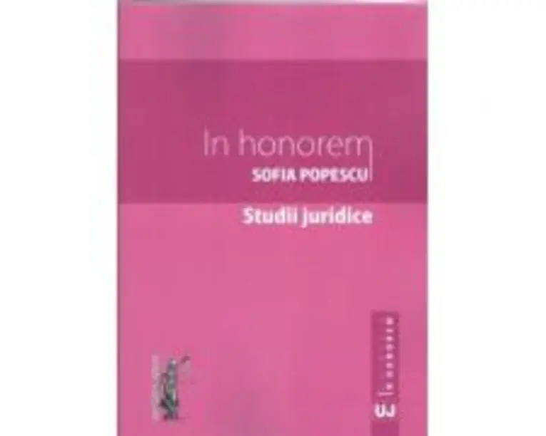 In honorem Sofia Popescu