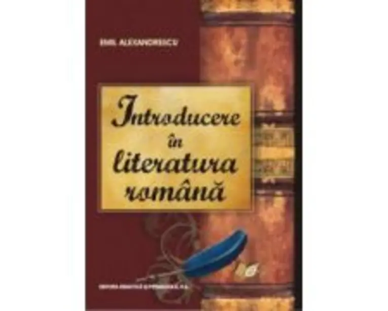 Introducere in literatura romana