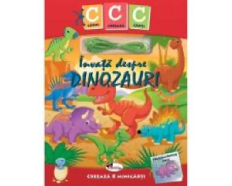Invata despre dinozauri. Colectia Copiii creaza carti