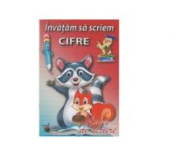 Invatam sa scriem cifre. Caiet de scriere