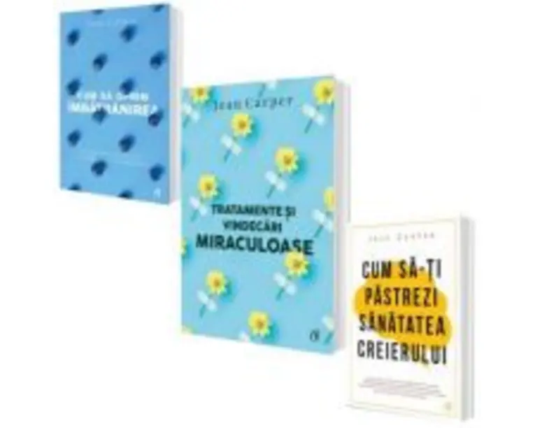 Pachet format din 3 carti, Cum sa oprim imbatranirea, Tratamente si vindecari miraculoase, Jean Carper