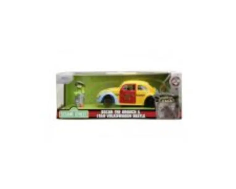 Masinuta metalica Sesame Street 1959 VW Beetle 1: 24