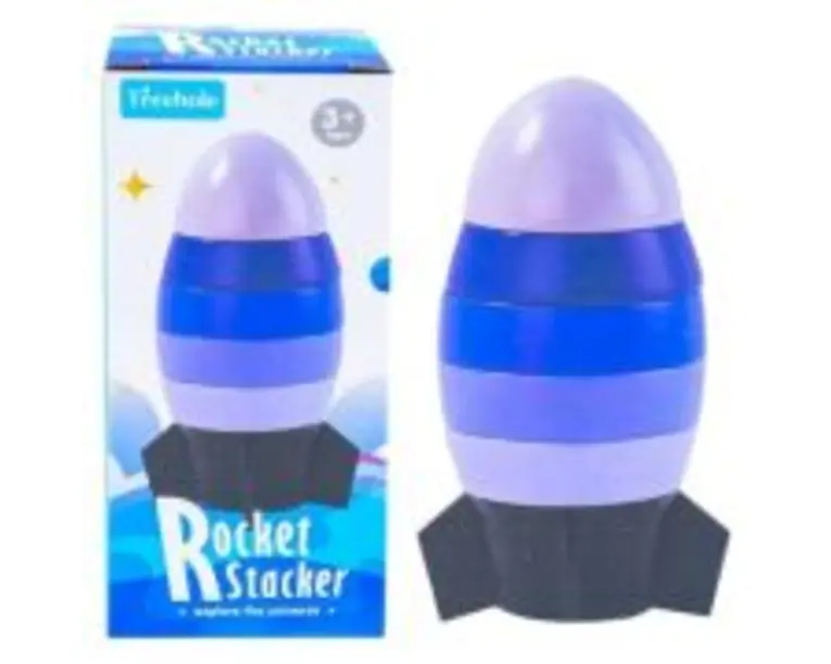 Joc constructii, din lemn, Racheta