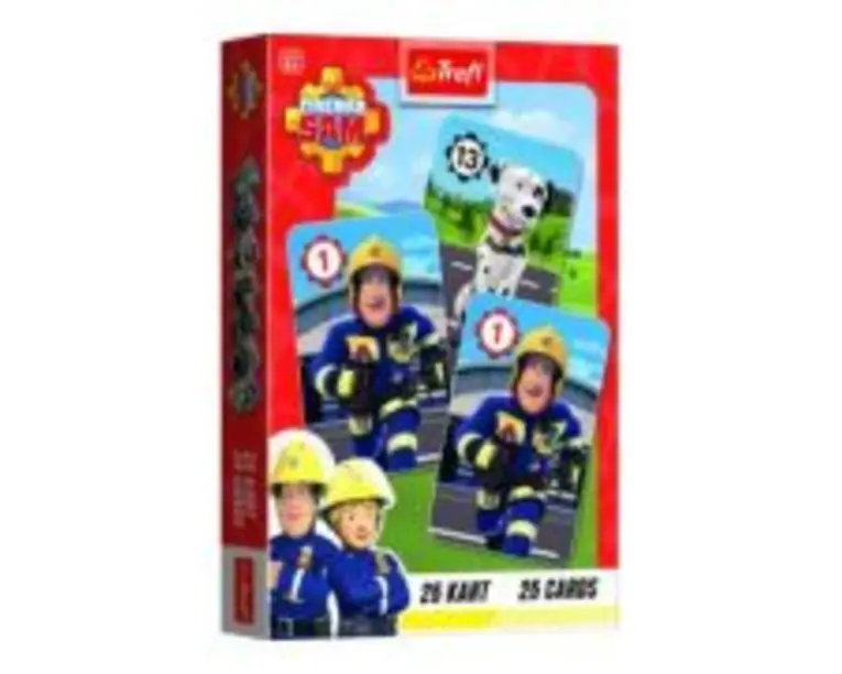 Joc de carti Pacalici Pompierul Sam, Trefl