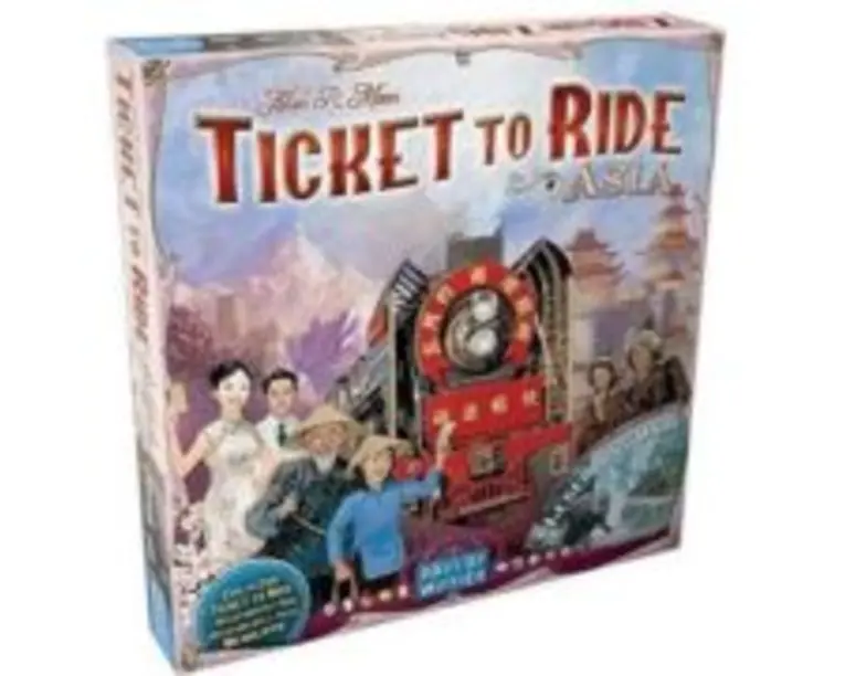 Joc de societate, Ticket to Ride, extensie, Map Collection Asia, limba engleza