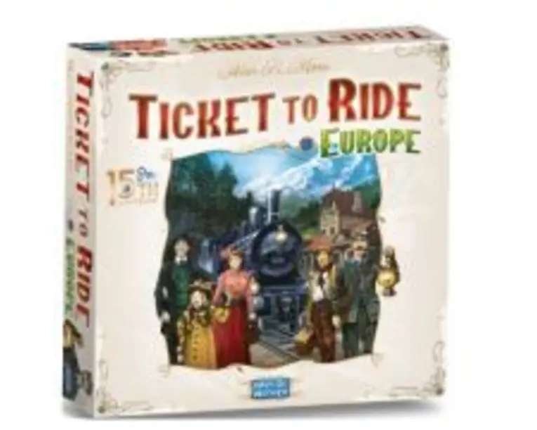 Joc de societate, Ticket to Ride, Europa, 15th Anniversay Edition, limba engleza