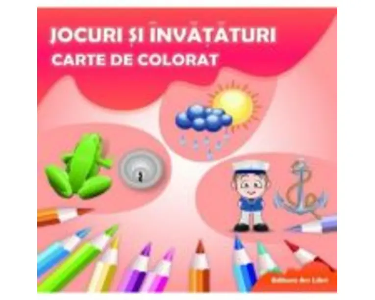 Jocuri si invataturi - Carte de colorat