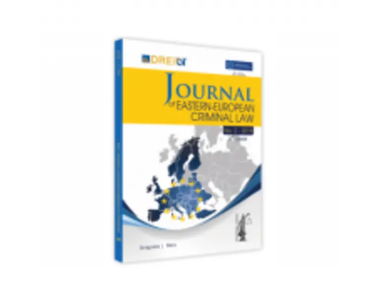 Journal Of Eastern European Criminal Law Issue 2/2019