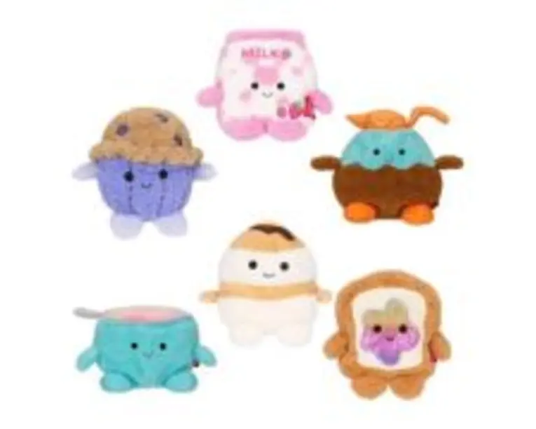 Jucarie de plus, 11cm, BumBumz, MINI Breakfast, diverse modele