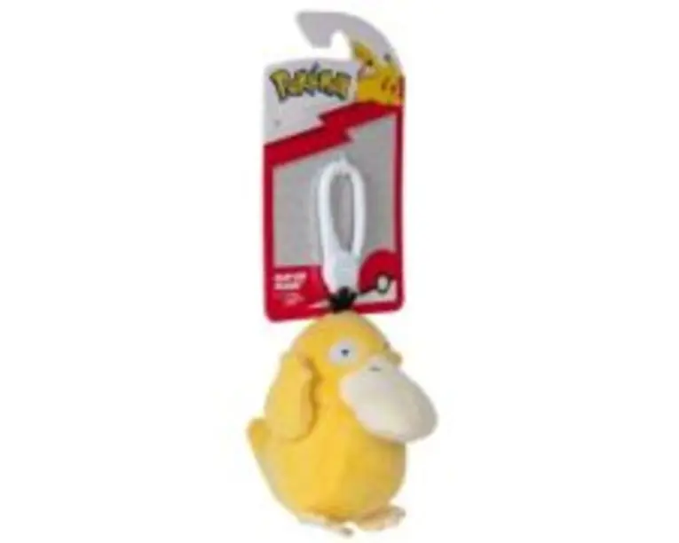 Jucarie de plus cu agatatoare, 7cm, Pokemon S9, Psyduck