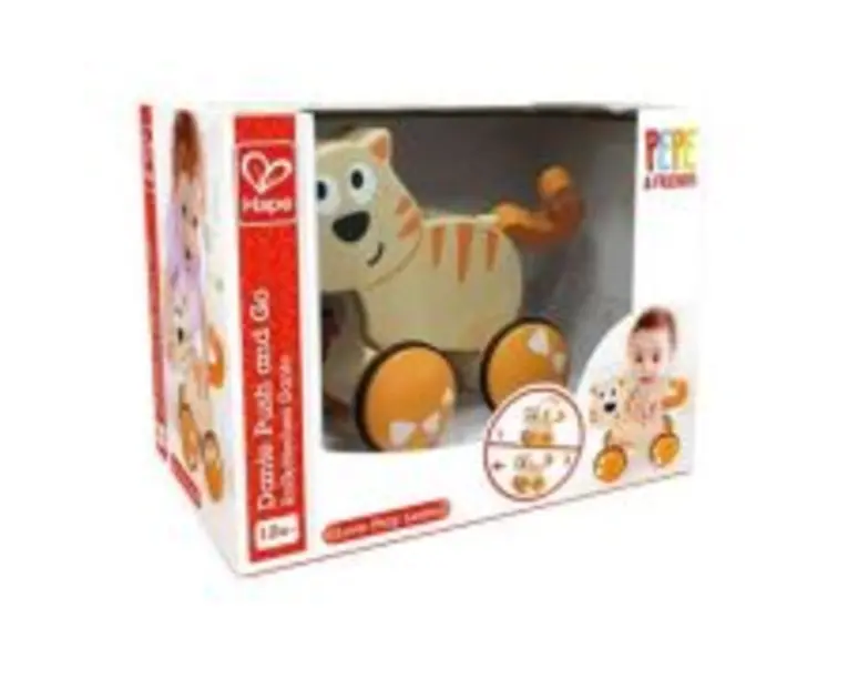 Jucarie de tras. Pisica Dante, HAPE