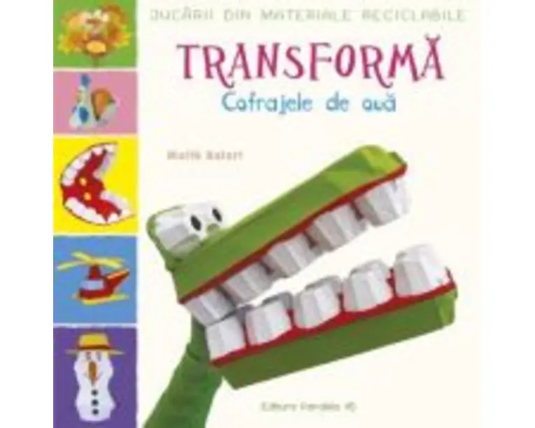 Jucarii din materiale reciclabile. TRANSFORMA - Cofrajele de oua - Maite Balart