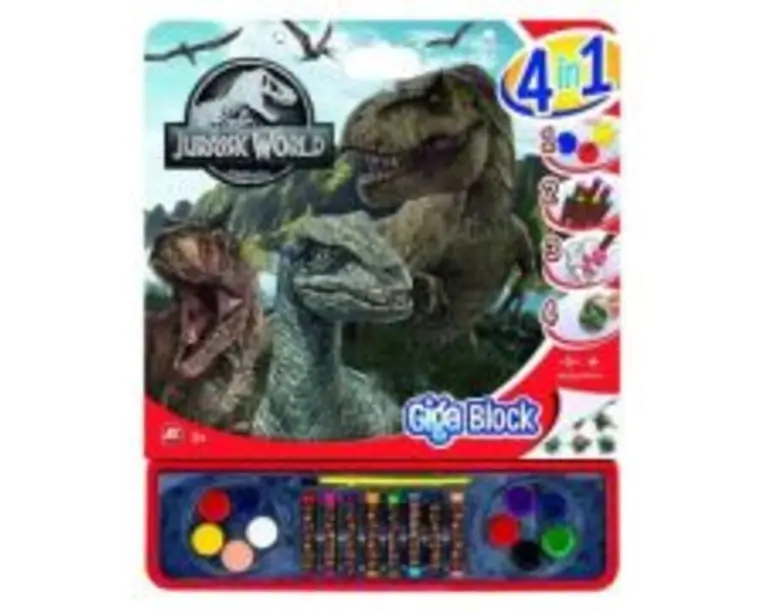 Jurassic World Set pentru desen Giga Block 4 in 1