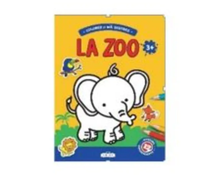 La zoo 3+. Contine 12 autocolante
