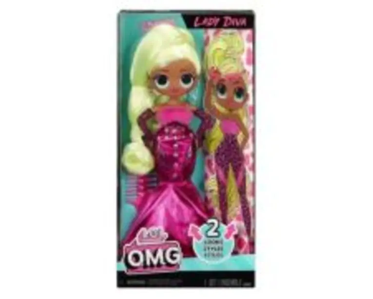 Papusa Fashionista cu accesorii OMG Lady Diva