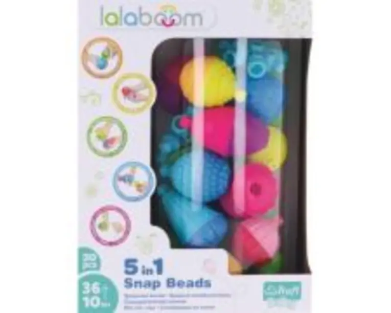 Joc de dezvoltare bebe Montessori 30 piese, Lalaboom