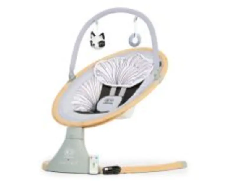 Leagan electric Lumi gri, 2 in 1, Kinderkraft