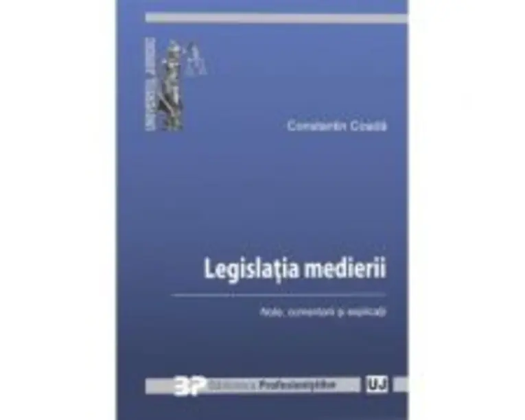 Legislatia medierii - Constantin Coada