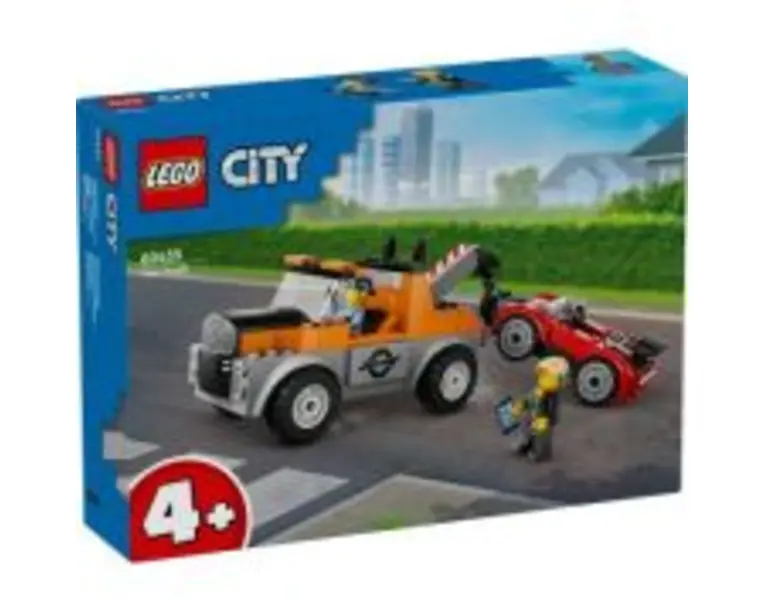 LEGO City. Camioneta de tractare si masina sport 60435, 101 piese
