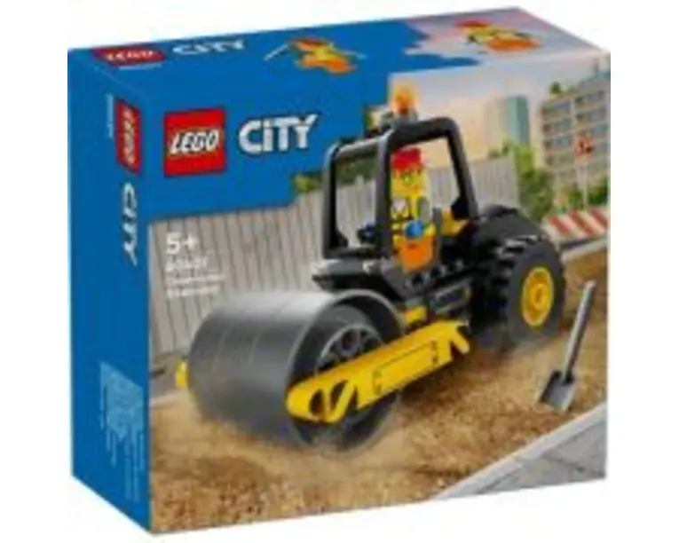 LEGO City. Cilindru compactor de santier 60401, 78 piese