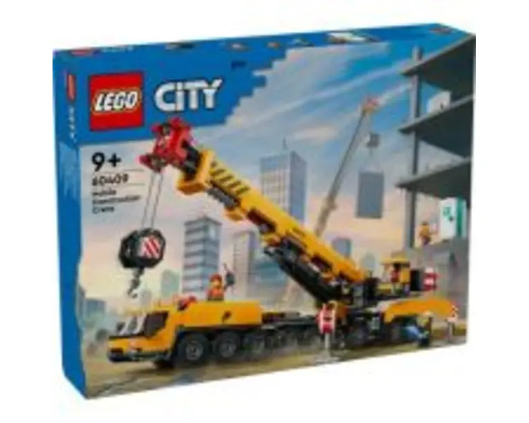 LEGO City. Macara mobila galbena de constructii 60409, 1116 piese