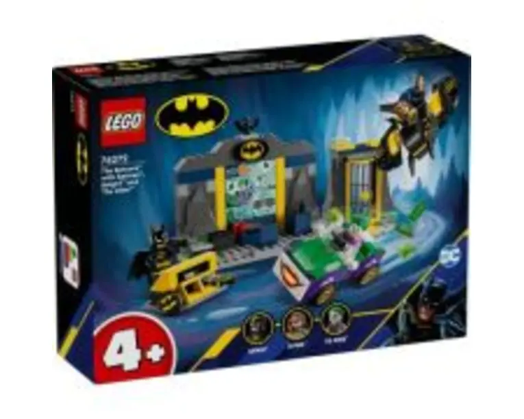 LEGO DC Super Heroes. Batcave cu Batman, Batgirl si Joker 76272, 184 piese