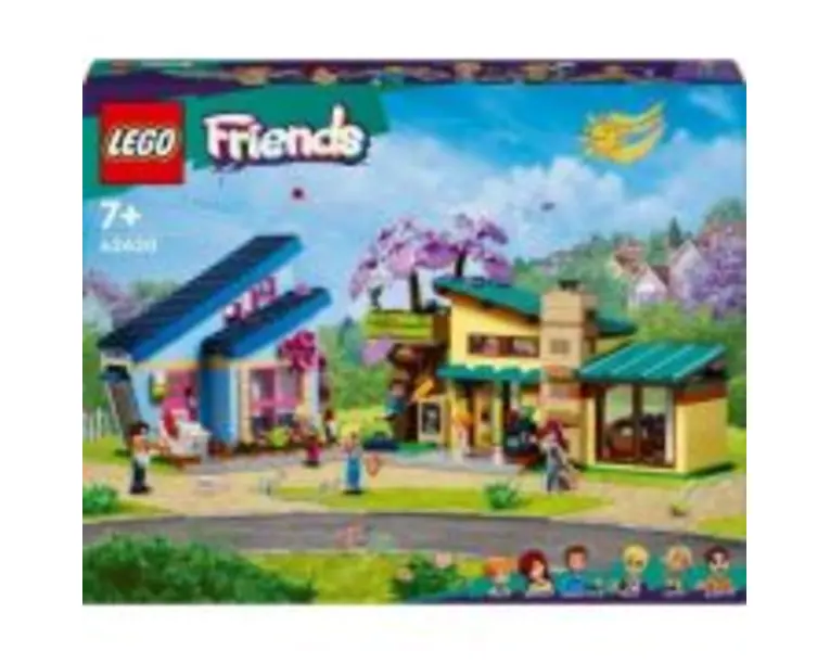 LEGO Friends. Casele lui Olly si Paisley 42620, 1126 piese