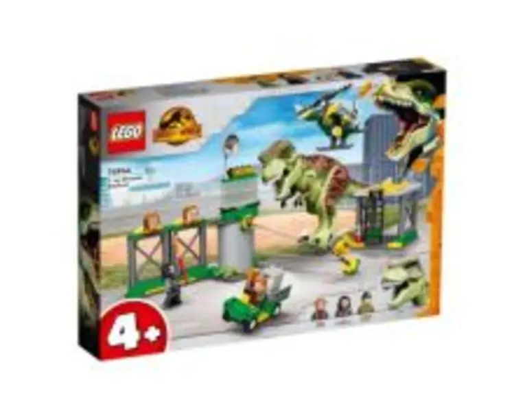 LEGO Jurassic World. Evadarea dinozaurului T-Rex 76944, 140 piese