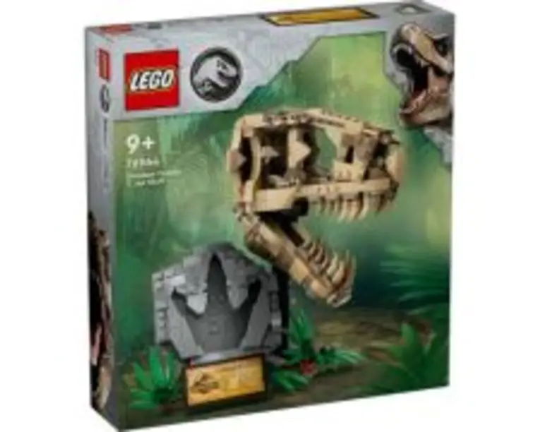 LEGO Jurassic World. Fosile de dinozaur Craniu de T. Rex 76964, 577 piese