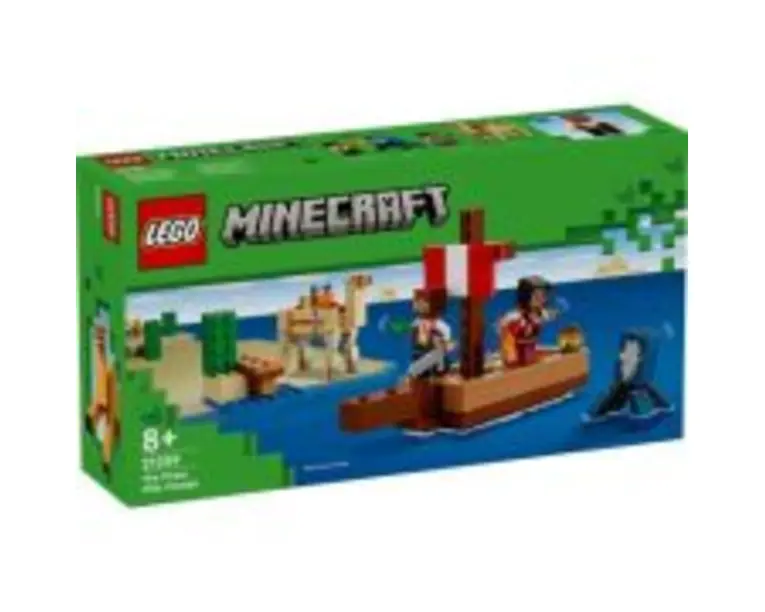 LEGO Minecraft. Calatorie pe corabia de pirati 21259, 166 piese