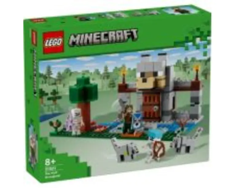 LEGO Minecraft. Fortareata lupilor 21261, 312 piese