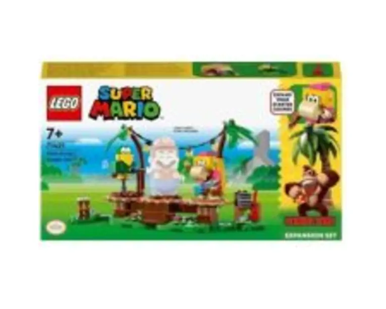 LEGO Super Mario. Set de extindere Concertul lui Dixie Kong in jungla 71421, 174 piese