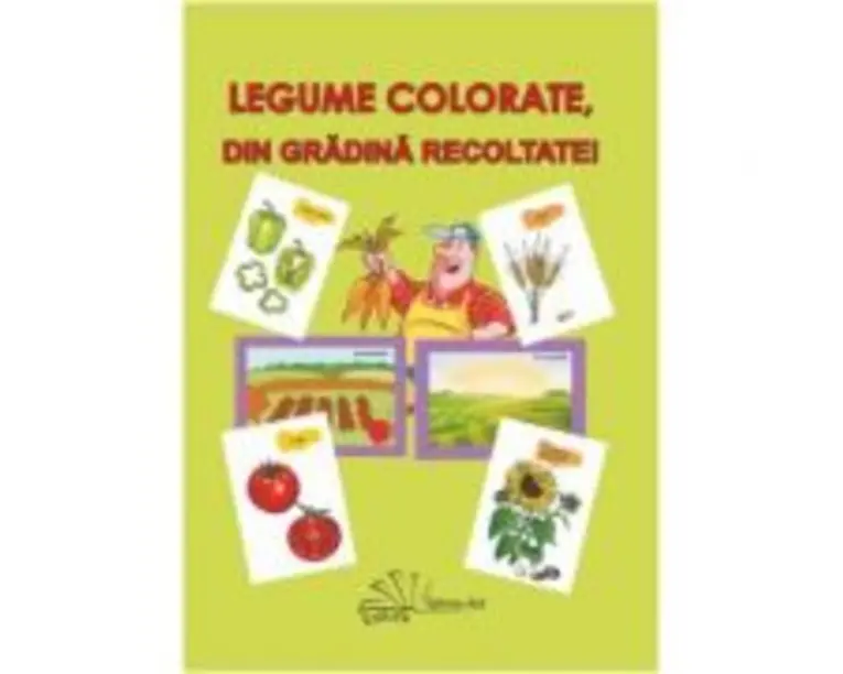 Legume colorate, din gradina recoltate! Set jetoane