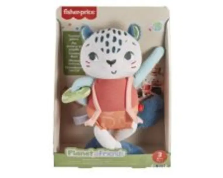 Jucarie de plus leopard de zapada, Fisher Price