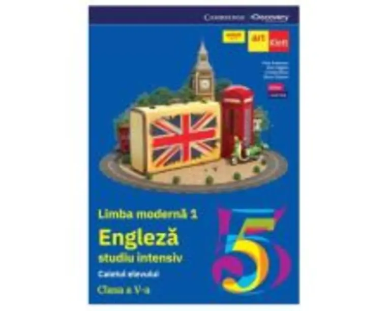 Limba engleza 1 Studiu intensiv. Caietul elevului clasa a 5-a - Vicki Anderson