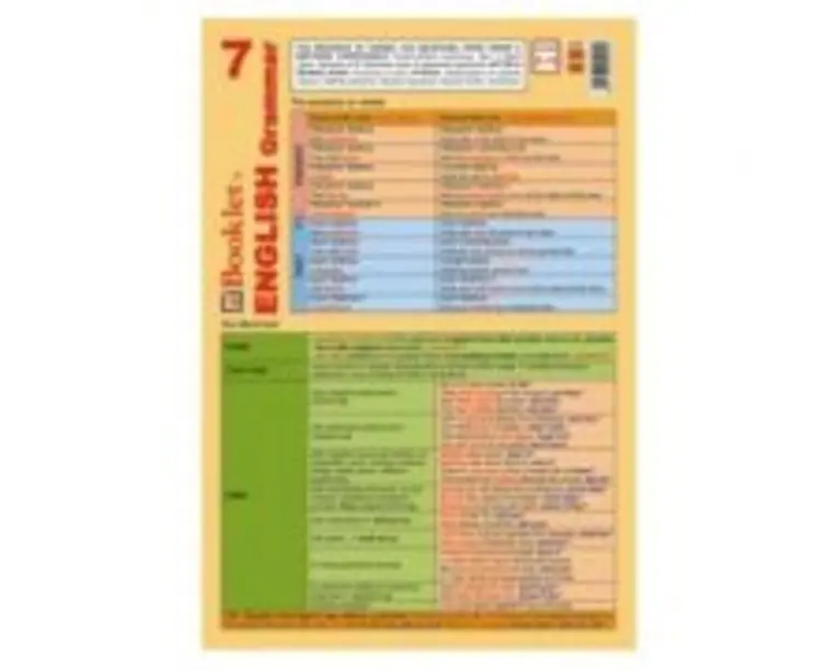 Limba engleza Pliant English grammar 7