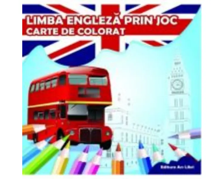 Limba engleza prin joc - Carte de colorat