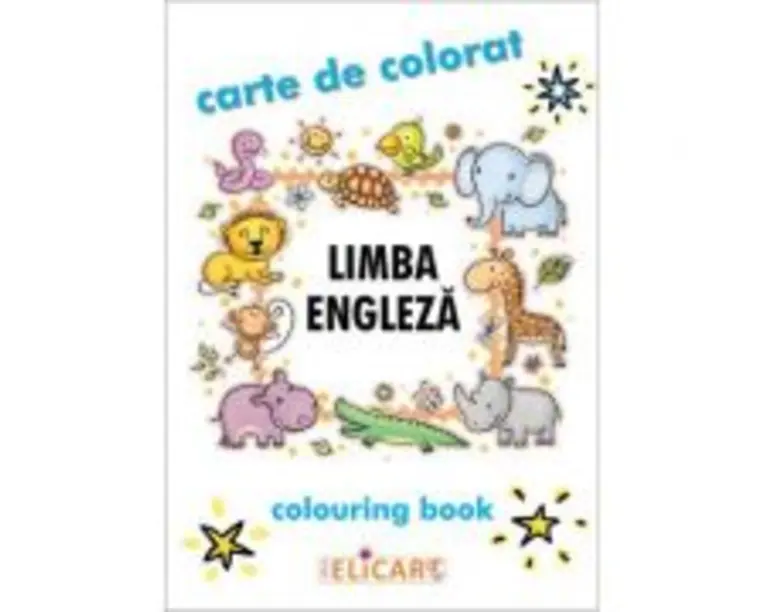Limba engleza. Carte de colorat